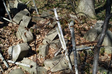 Stardust Drive-In Theatre - Speaker Poles - Photo From Water Winter Wonderland (newer photo)